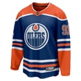 thumbnail image 2 of Men's Fanatics Evander Kane Royal Edmonton Oilers Home Breakaway Player Jersey, 2 of 3