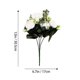 thumbnail image 3 of 2 uds adorno de peonía simulado adorno de flores de boda Diy ramo de flores Prop kaili Sencillez, 3 of 5