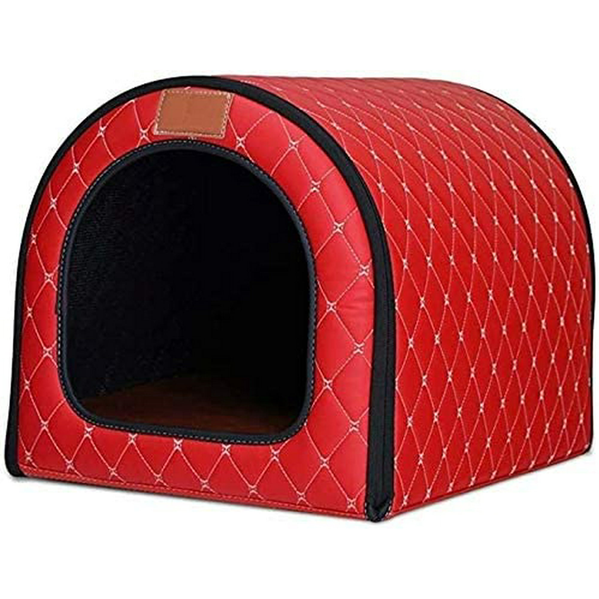 Large Dog Kennel Microfiber Leather Dog House Keeps Warm in Winter Enclosed  Waterproof Extra Large Pet Shelter Cat and Dog Nest Removable and Washable  M | Walmart Canada