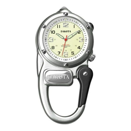 Dakota Mini Clip Microlight, Tactical Clip-On Watch with LED Flashlight, Outdoor Gifts for Men and Women