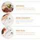 thumbnail image 4 of BRIGHTFUFU 1 Conjunto de niños con vajilla de acero inoxidable Sistema de cubiertos Cutter Spoon Fork Set, 4 of 7
