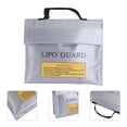 thumbnail image 2 of MasteelfCA 1Pc Heat-Resistant Battery Pouch Fireproof Battery Bag Protective Bag (Silver), 2 of 8