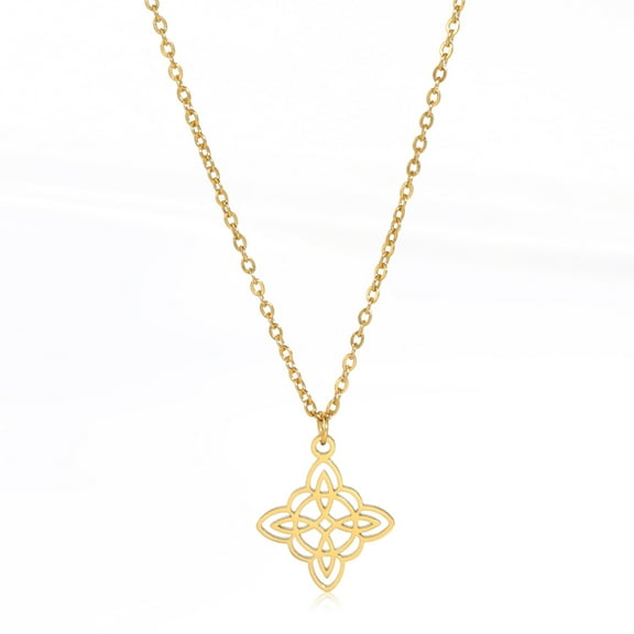 Necklace for Women Witches Knot Charm Clavicle Chain Necklace Birthday Gifts