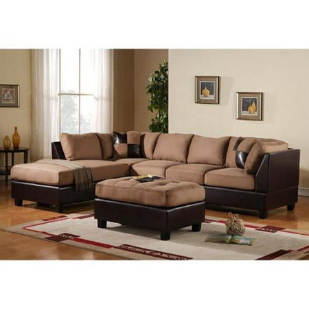 Chocolate Brown Faux Leather Ottoman Chocolate Brown Faux Leather Ottoman