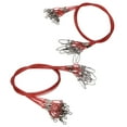 thumbnail image 2 of Steel Fishing Line Leader Anti Bite Wire Leash for Deep Sea Fishing Boating 50cm, 2 of 7