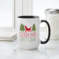 thumbnail image 4 of CafePress - Sleigh Hair, Don't Care Large Mug - 15 oz Ceramic Large White Novelty Mug, 4 of 4