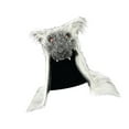 thumbnail image 4 of Máscara de lobo, accesorio novedoso para cubrir los hombros y la cabeza, máscara de animal para adultos, ideal para festivales. Gris, 4 of 9