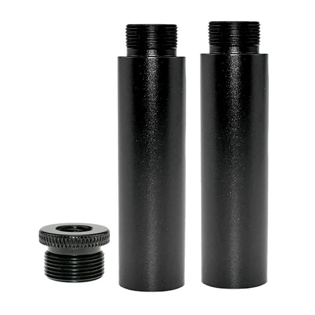 Support de Micro en Alliage d'Aluminium 2, Tube d'Extension 5/8 Pouces Femelle vers 5/8 Pouces Mâle Microphone