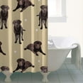 thumbnail image 4 of Cute Labrador Shower Curtain 36"x72" ,Bathroom Decorative Shower Curtains Set with 12 Hooks,Modern Waterproof Washable Shower Curtain, 4 of 6