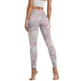 thumbnail image 2 of Renewold Mermaid Scales Marble Pink Gold Yoga Pants for Women with Pockets Full Length Workout Yoga Pants High Waisted Tummy Control Athletic Pants Activewear Casual Leggings, 3XL, 2 of 8