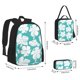 thumbnail image 2 of Easygdp Vintage Floral Mochila para Niños y Niñas con Set de Caja de Almuerzo y Estuche para Lápices 3 en 1, Mochila Escolar Estampada para Adolescentes, 2 of 7