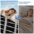 thumbnail image 2 of Modern Black Geometric Cooling Blanket,Lightweight Breathable Summer Throw Blanket with Double Sided Cold Effect,Abstract Art Morocco Aesthetic Picnic Blankets Bed Sheet for Hot Sleepers 30"x40", 2 of 8