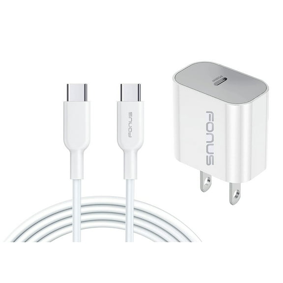 20W PD Home Charger Compatible With For iPad Pro 11" (1st/2nd/3rd/4th Gen) - Fast Type-C 6ft Long Cable Quick Power Adapter USB-C