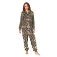 thumbnail image 2 of FORMRS Onesies Pajama for Adults Unisex Hoodie Winter Jumpsuit One Piece Sleepwear, Sizes S-2XL, Classic Floral, 2 of 7