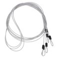 thumbnail image 1 of WEUVEB 3Pcs Photo Rope Photo Wire Rope Steel Cable Wire Rope Flexible for Stair Projects 2 Meters, 1 of 6