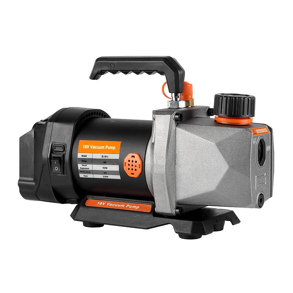 5PA Refrigerant Vacuum Pump 1/4 Air intake Refrigeration 1/2 HP for Car Household Air Conditioning For 18v Battery