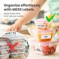 thumbnail image 3 of MESS 96-Pack Erasable Food Labels - Removable, Freezer & Fridge Safe, 3 of 6