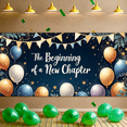 thumbnail image 7 of Decorative Design Celebration Banner Floral Decoration Beginning of a New Chapter for Birthday Party Indoor Celebration Event, 7 of 7
