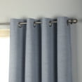 thumbnail image 2 of Nanshing Carly Set of 2 Grommet Blackout Curtain Panels, Blue, 52" x 84", 2 of 5