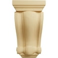 thumbnail image 3 of Ekena Millwork 7 1/2"W x 4 1/2"D x 14"H Cole Pilaster Wood Corbel, Alder, 3 of 4