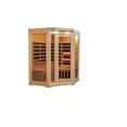 thumbnail image 2 of Bluewave Sonoma 3-Person Hemlock Infrared Corner Sauna with 7 Carbon Heaters, 2 of 7