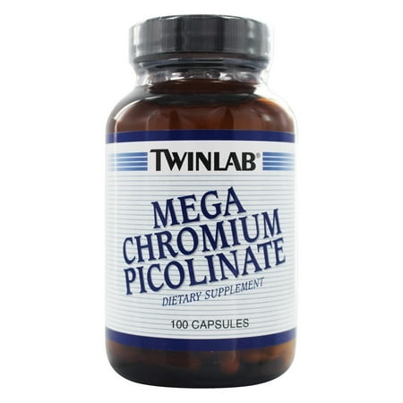 Twinlab - Le picolinate de chrome Mega 500 mcg. - 100 Capsules