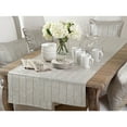 thumbnail image 4 of Saro Lifestyle 6000.S1672B 16 x 72 in. Metallic Herringbone Design Table Runner, 4 of 4