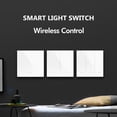 thumbnail image 4 of Mistaha Wireless Wi-Fi Smart Switch Light Switch Push Button ZigBee Switch Voice Control, Smart Life APP Control, Touch Control Compatible with Home Schedule, Timer, Countdown Needs Neutral Wire, 4 of 8