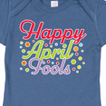 thumbnail image 4 of Inktastic Happy April Fools with Colorful Dots Boys or Girls Baby Bodysuit, 4 of 5