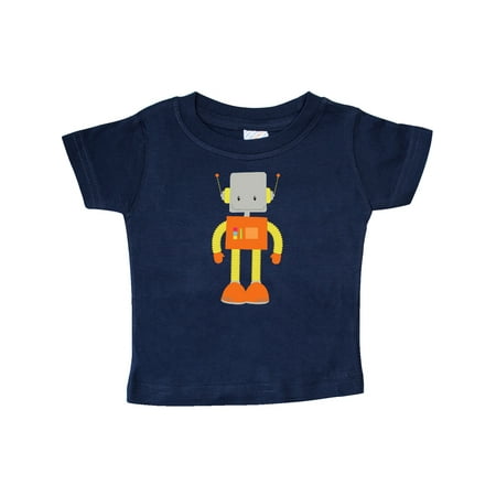 

Inktastic Cute Robot Little Robot Smiling Robot Gift Baby Boy or Baby Girl T-Shirt