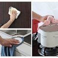 thumbnail image 3 of 4 Pack Flower Hanging Hand Dry Towel, Ultra Absorbent Soft Dish Wipe Cloth with Hanging Loop, 3 of 5
