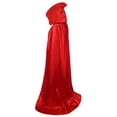 thumbnail image 2 of VGLOOK Cape de Noël Unisexe à Capuche Costumes de Fête Rouge, 2 of 4