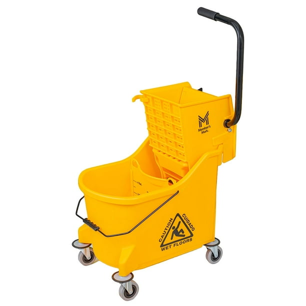 Member's Mark Commercial Mop Bucket with Wringer, 36 qt