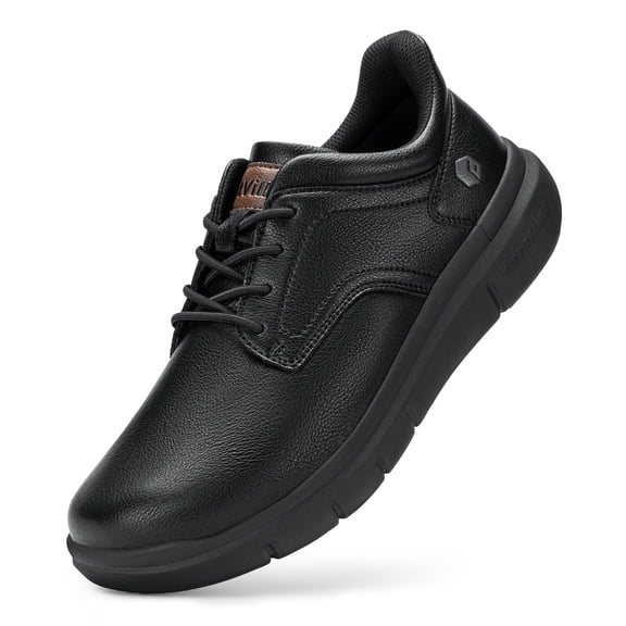FitVille Men's Wide Fit Slip-On Dress Shoes Comfortable for Formal & Casual Occasions