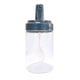 thumbnail image 1 of Juego de 4 tarros de especias de cristal para cocina, tarros de especias con cucharas, 1 of 5