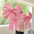 thumbnail image 4 of Farfi Christmas Big Bow Decoration Wedding Large Bow Ornament for Holiday Tree Wreath Porch Window Door Decor (Red ,30cm), 4 of 13