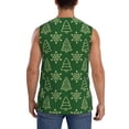 thumbnail image 4 of Fotbe Christmas (2) Men's Camiseta sin Mangas Estampada para Hombres, Playera Casual para Gimnasio, Entrenamiento, Playa-Small, 4 of 7