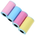 thumbnail image 1 of BESTYASH 4 Rouleaux de Papier Thermique Adhésif Sensible à la Chaleur Jaune pour Supermarché, 1 of 6
