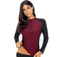 thumbnail image 2 of Charmo Women's UPF 50+ Long Sleeve Rash Guard Swimwear Athletic Top Rashguard, 2 of 7