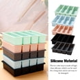 thumbnail image 4 of pitrice 4 Grid Silicone Mold Ice Cubes Rectangular Shape Complementary Food Soft Baking Pan Handmade Cake Candle Mould Black, 4 of 9