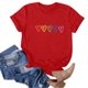 thumbnail image 5 of Blusas de Manga Corta para las Mujeres Divertida Impresión Cuello Redondo Camiseta Vintage, Blusas de Primavera para las Mujeres, 5 of 6