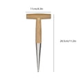 thumbnail image 2 of pitrice Garden Hole Punching Tool T Handle Puncher Fertilizing Seedling Gardening Tool Planting Soil Puncher, 2 of 9