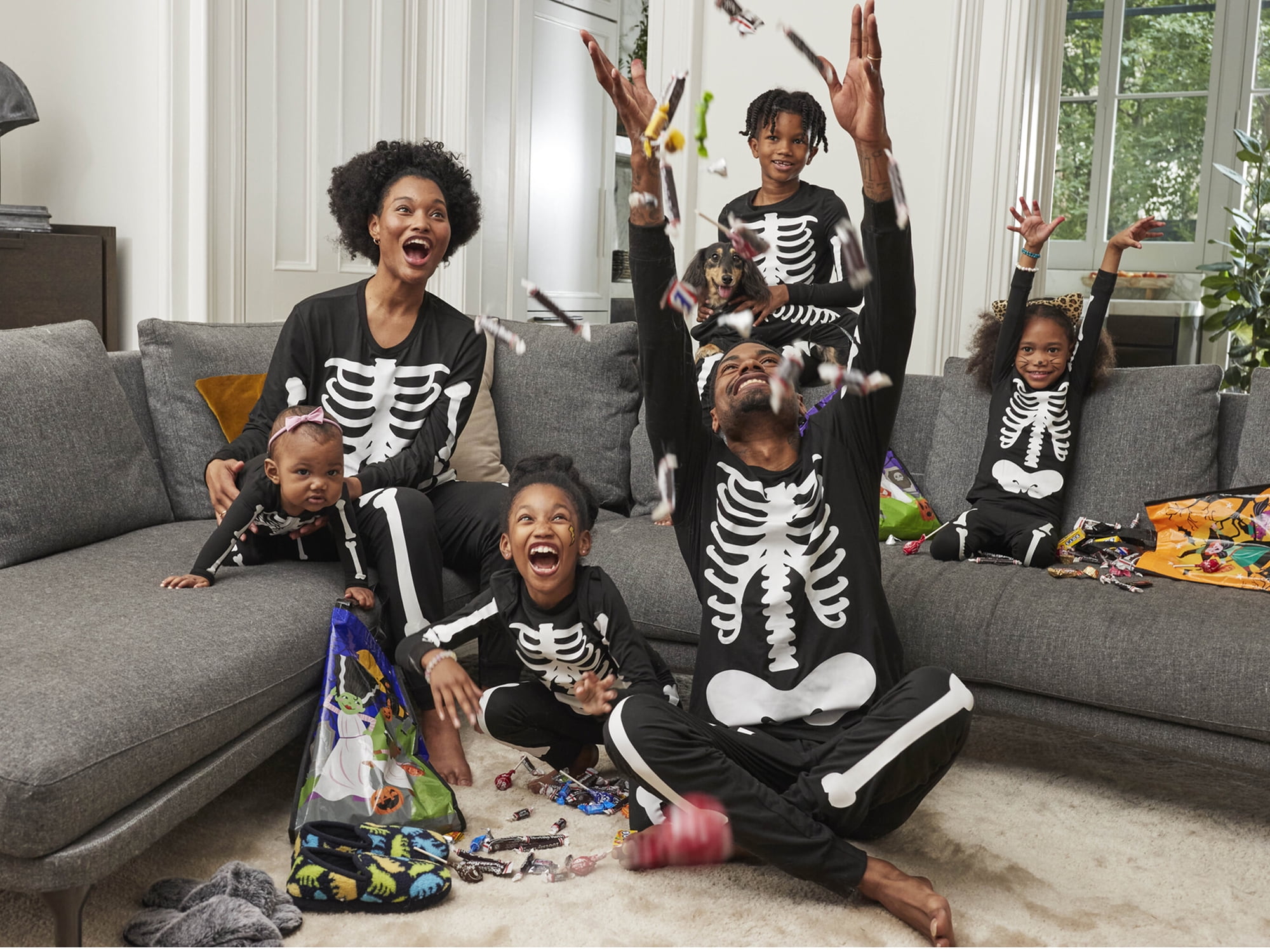 Way To Celebrate Women's Halloween Family Pajama Set, Sizes S to 3X
