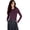 Blackberry Tart, variant on Women's Long Sleeve Crewneck Bodysuit Blackberry Tart S