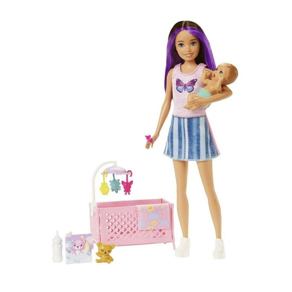 Barbie Doll and Accessories, Skipper Babysitter Crib Playset