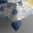 thumbnail image 5 of Pioneer Flower Floral Print Pattern Square Tablecloth,Waterproof Square Table Cover,Wipeable Spillproof Washable Table Cover for Home Kitchen Party Decor 60"x60"(152x152cm), 5 of 6