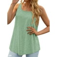 thumbnail image 3 of MOSHU Summer Womens Tank Tops U Neck Casual Flowy Sleeveless Shirts for Women, 3 of 10