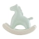 thumbnail image 3 of Figura de caballo en miniatura, estatua de caballo balancín, estante decorativo, escultura de animal Blanco, 3 of 5