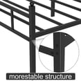 thumbnail image 2 of RmagineX 14 Inch Metal Bed Frame with Headboard – King Size Heavy Duty Steel Slat Platform Bed, No Box Spring Needed, Easy Assembly, Noise-Free, Black, 2 of 9