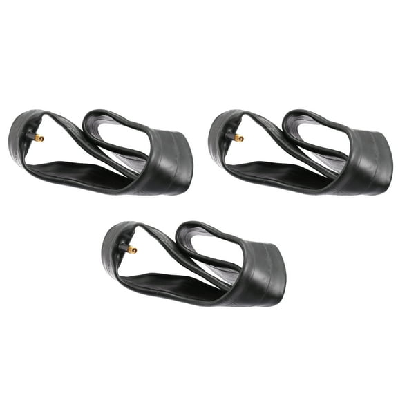 Unique Bargains 3 Pcs Bike Inner Tube Rubber Long Straight Valve Bicycle MTB Inner Tire Tubes 12*2.125/2.4